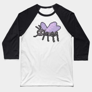 Pixel Flutterflies Baseball T-Shirt